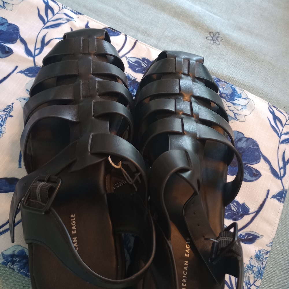 American Eagle Outfitters Black Sandals